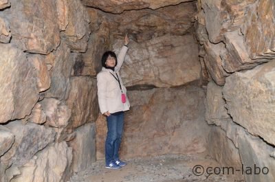 足利公園古墳群を発掘調査するきっかけとなった3号墳の石室内部