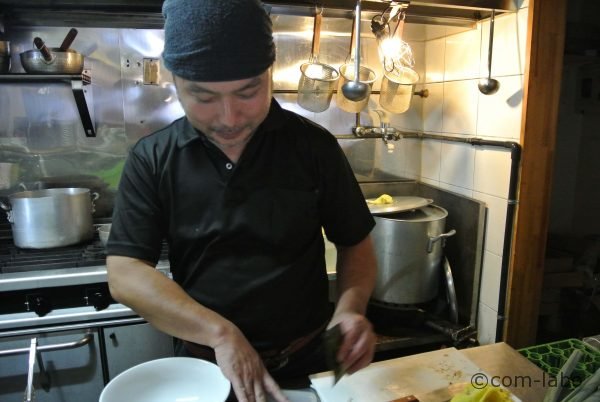 「麺や松」店長の松島文久さん